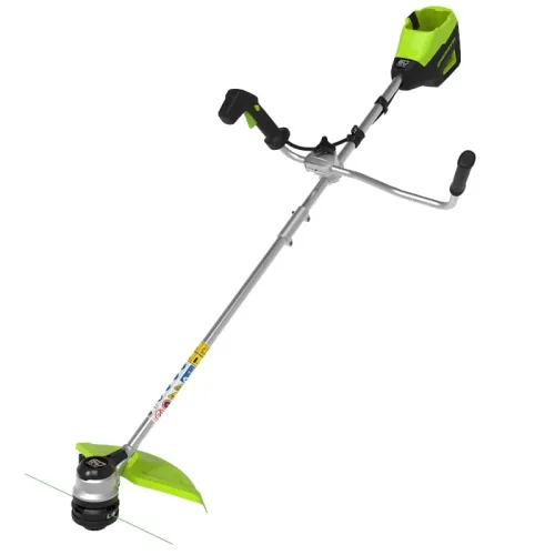 Триммер аккумуляторный 40 см с велосипедными ручками Greenworks 60V GD60BCB 2108407, бесщёточный, без АКБ и ЗУ